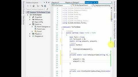 Tic Tac Toe Game in C# part4