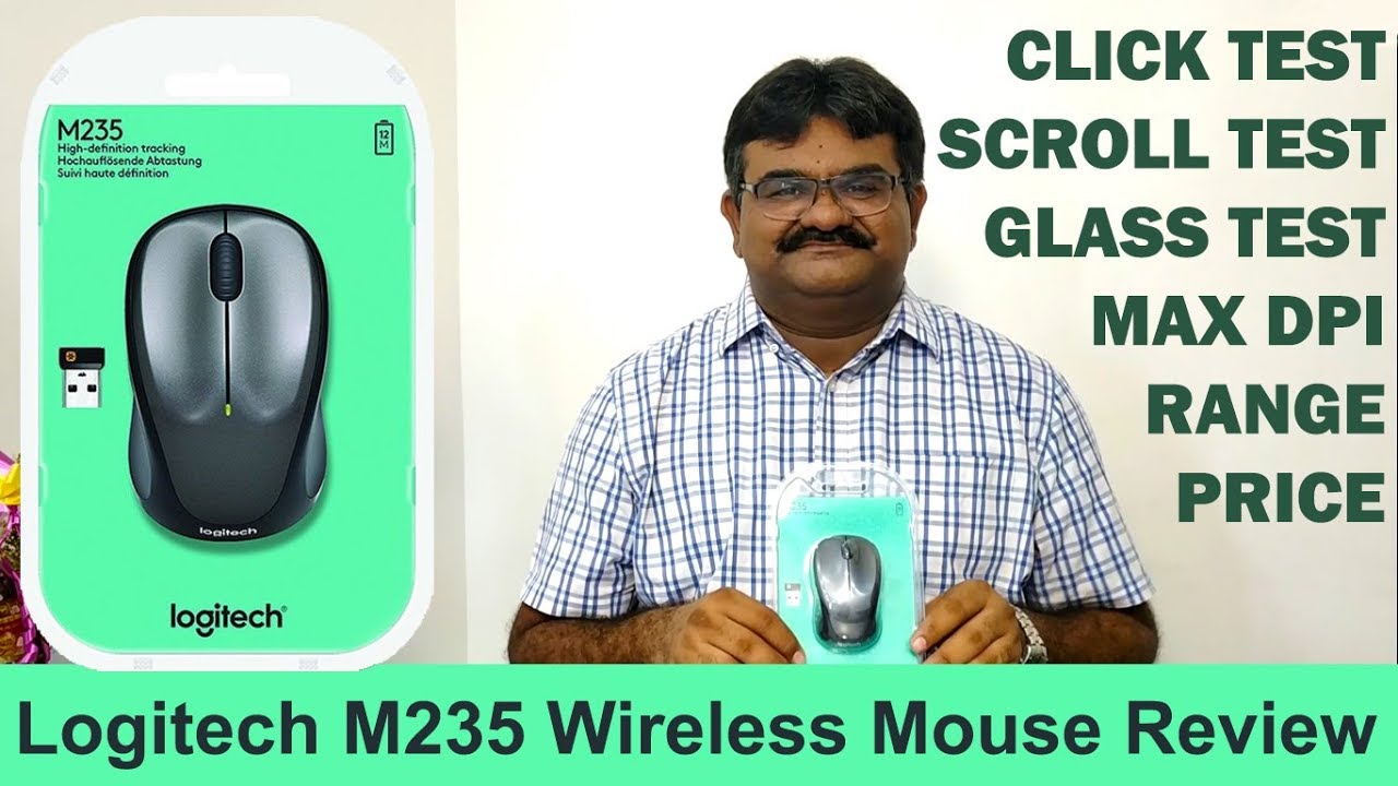 Logitech M235 Wireless Optical Mouse Review Best Budget Wireless Mouse - YouTube