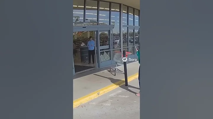 AI Simulation: Car Crashes into Supermarket 🚗💥 #AIsimulation #CGI #AImade #shorts