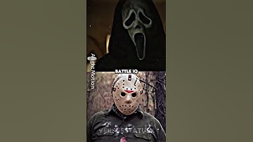 GHOSTFACE (SCREAM 6) vs JASON #shortsvideo