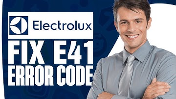 How To Fix Electrolux Washer E41 Error Code