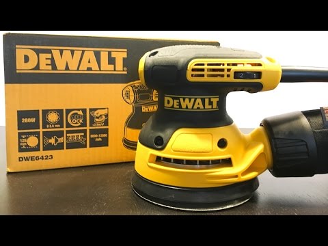 Dewalt Dwe6423 Random Orbital Sander Youtube