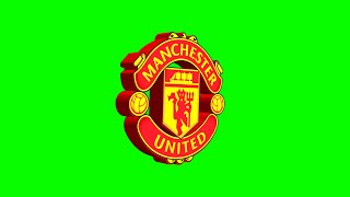 Manchester United Football Club 3D animated intro video logo Green Screen