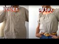 THRIFT FLIP // Men's polo to women's cute blouse // DIY Fashion // Veejay Floresca