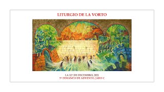 La Liturgio de la Vorto — 3a Dimanĉo de Advento, jaro C — 12.12.2012