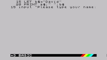 Tutorial 1 - 1 : Introduction to Sinclair ZX Basic