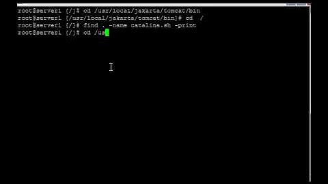 Apache Tomcat - Stop/Start