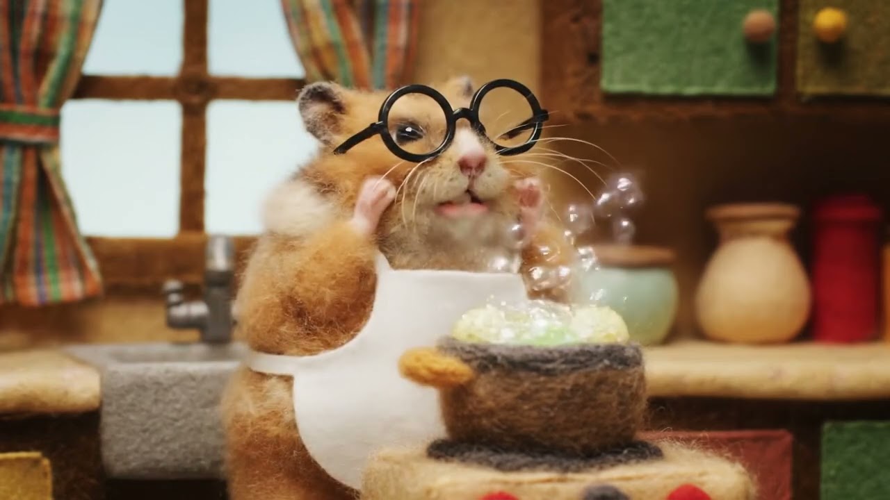 Professor Nibbles and the Savory Slime Disaster! 🧪🐹 | Stop Motion Chaos
