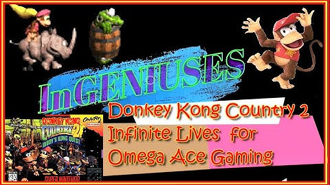Donkey Kong Country 2 Infinite Lives Trick for OmegaAce Gaming * Old Goodie Trick.