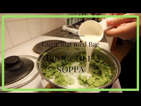 Video: Soppa Med Broccoli, Nudlar Och Köttbullar
