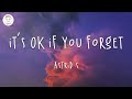 Astrid S - It's OK If You Forget Me (Lyric Video)