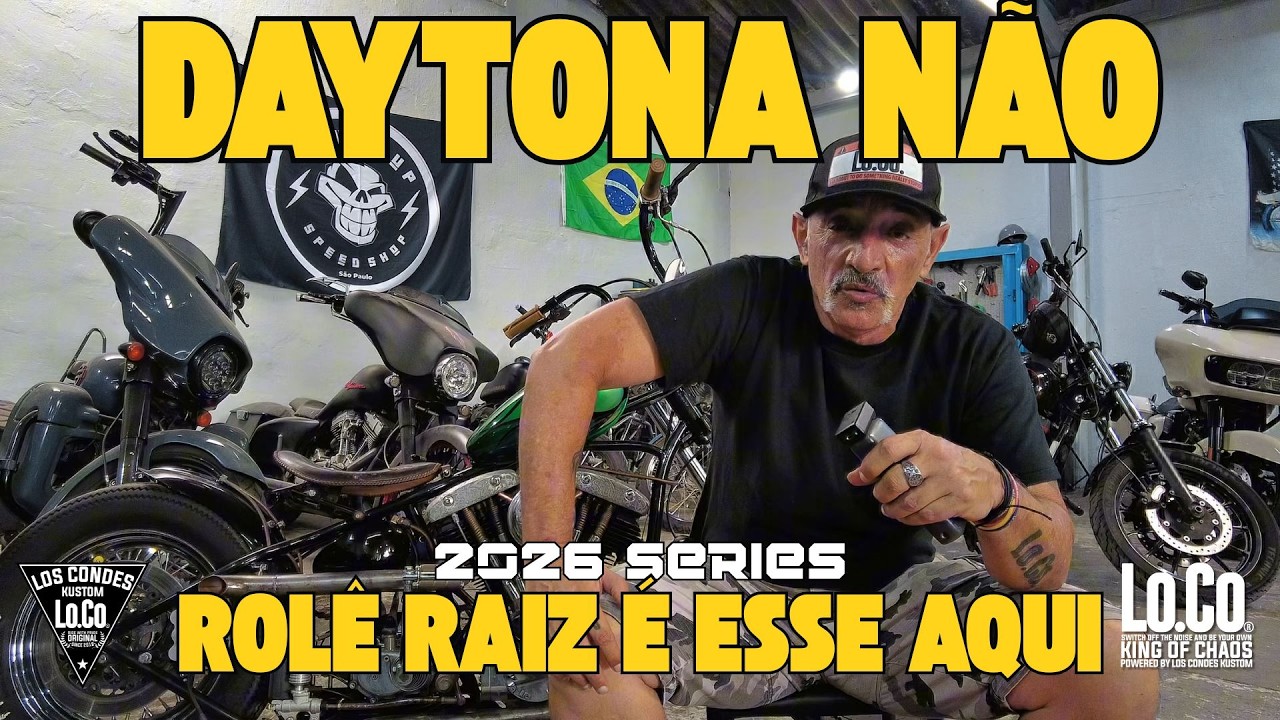DE DAYTONA AO BOLINHO DA ROSE: A História das Motos e um Rolê Raiz! - Los Condes Kustom