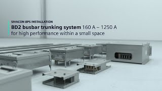 SIVACON 8PS- BD2 system 160 A – 1250 A for high performance within a small space