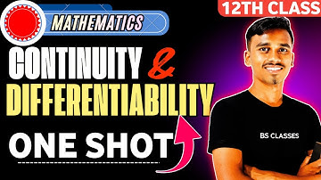 Continuity and differentiability | complete one shot | chse exam 2026 odisha | 12th class #chsemath