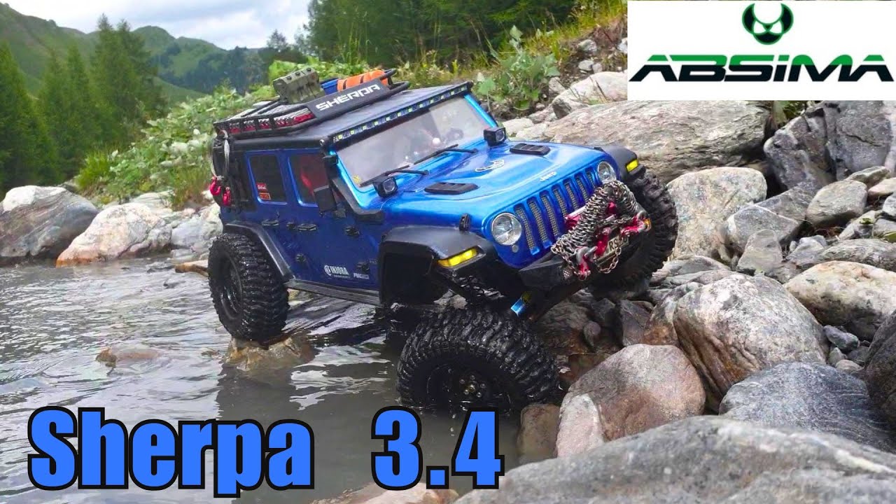 RC Offroad-Action mit dem Absima Sherpa CR3.4