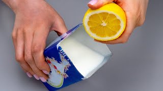Выжмите лимон в молоко и вы никогда не будете покупать творог!