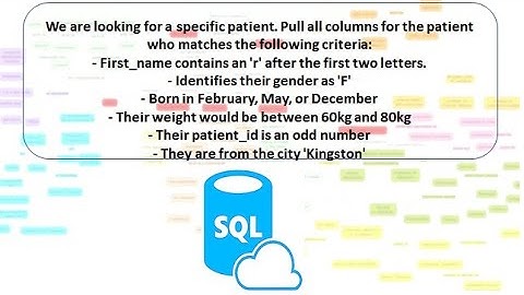 SQL Practice Filtering data with multiple conditions