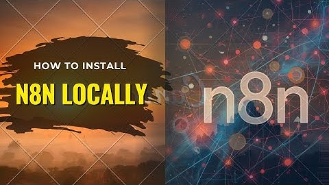 How to install n8n locally with node #easy #n8n #ai