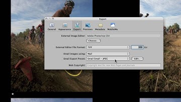 Aperture Exporting Photos to Mail