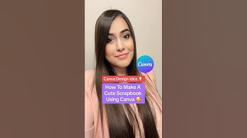 Canva Tutorial - How To Make A Scrapbook Using Canva! #canvatips #canvatutorial
