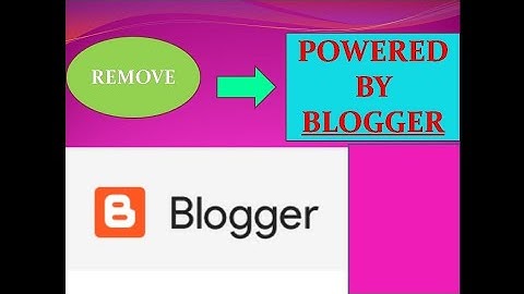 How to remove "Powered By Blogger" 2021 ( Simple Trick ) | Powered By Blogger remove kre
