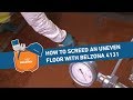 How to Screed an Uneven Floor with Belzona 4131