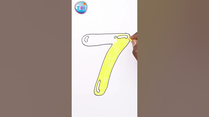 Let's Draw and Color Number 7 #kidsart #numbers #drawingforkids #coloring #artforkids #artwork