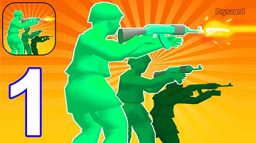Rush War: Army Commander - Gameplay Walkthrough Part 1 Toy War Army Commander (iOS, Android)