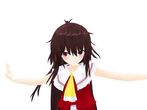 【東方MMD】霊夢でアンノウン・マザーグース【画質テスト】
