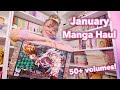 January Manga Haul | 50+ volumes! | My Top 3 Manga Recommendations