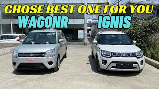 Maruti WagonR 2024 VS Maruti Suzuki Ignis 2024 🔥🔥| Chose Best One For You ✅