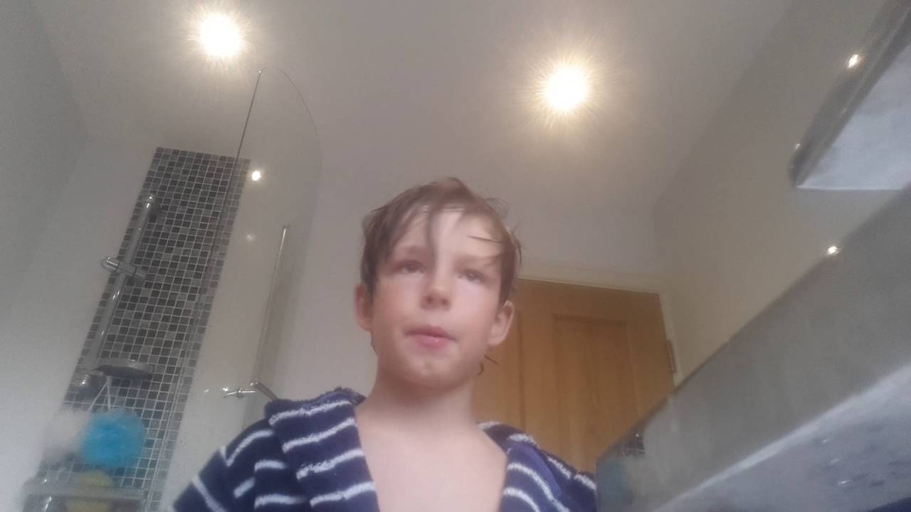 This Is What I Do After My Shower 9 Year Old Youtube 