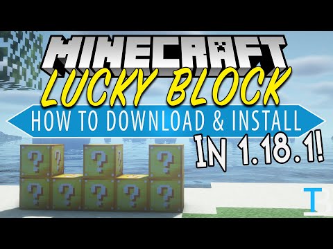 LUCKY BLOCK MOD 1.18.2 minecraft - how to download & install Lucky Block  Classic (with FABRIC) 