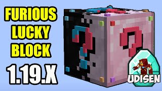 LUCKY BLOCK MOD 1.19.4 minecraft - how to download & install Super Furious Lucky Block 1.19.4 (Data) screenshot 1