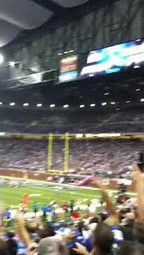 First monday night game at ford field