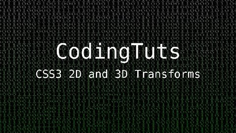 CSS3 2D and 3D transforms