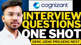 Cognizant Interview Questions and Answers in 1 Shot🔥| GEN C , GEN C PRO , GEN C NEXT