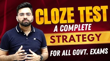 How to Solve Cloze Test | English Tricks | SSC CGL/CHSL/CPO/STENO | BANK PO/CLERK | NDA/CDS