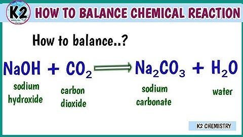 how to balance naoh+co2=na2co3+h2o