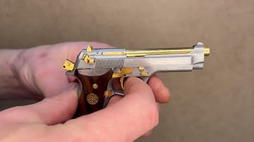 1/2 scale Beretta 92FS firing semi-auto