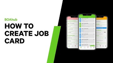 How to create a Job Card Using the BOAhub