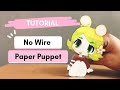 30how to make wireless puppetno wire  no threadmake your paper puppet only with paper