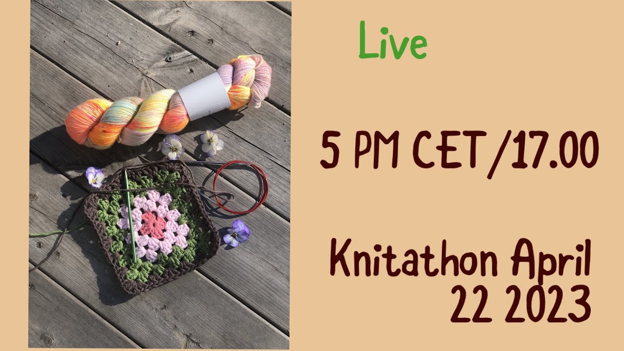 Knitathon Live knit and chat for an hour! YouTube