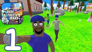 Dude Theft Wars FPS Open world Part 1 Gameplay Walkthrough (Android/iOS