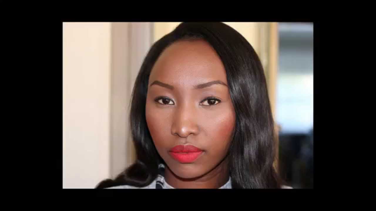 Mac Danger Lipstick Makeup Look On Dark Skin Youtube