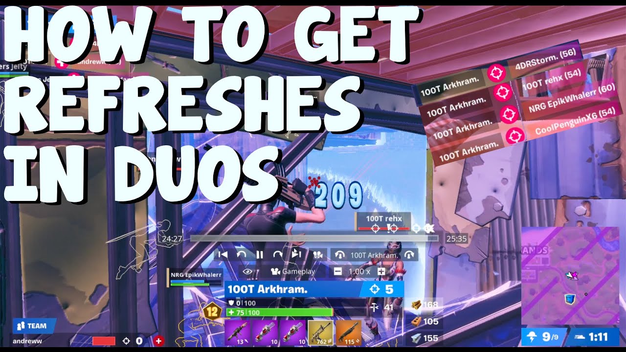 How to Get Refreshes in Duos,  Arkhram and Andrew Dominate West Coast