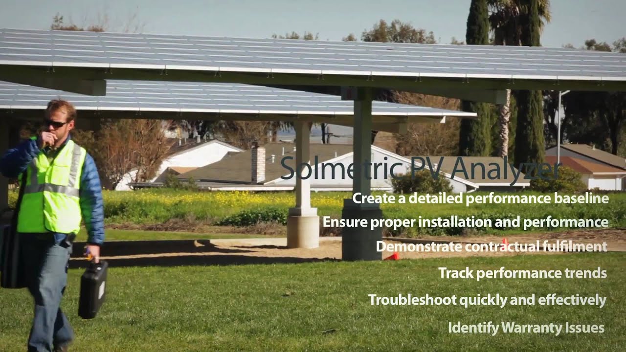 I-V Curve measurements using the Solmetric PVA