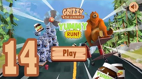 Grizzy and the Lemmings Yummy Run - Gameplay Walkthrough part 14 (Android/iOS)