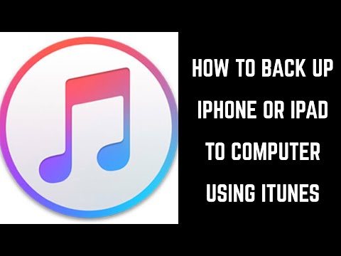 This video walks you through how to backup your apple iphone or ipad a computer using itunes. see more videos by max here: https://www./c/maxda...