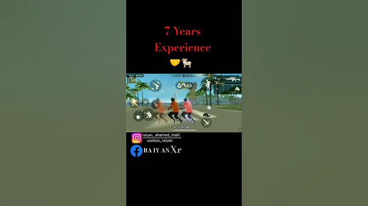 7 Year's experience 🤝🐐                          #ffshorts #ffviral #ff #freefire #7years #experience